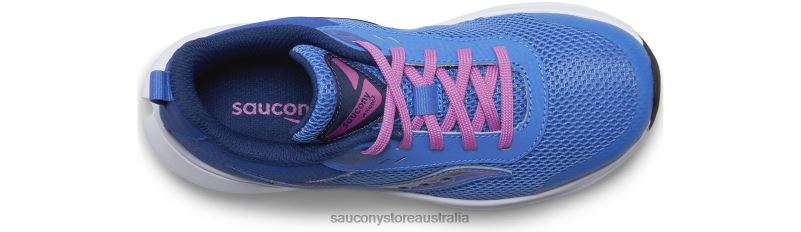 Saucony Kids Axon 3 Sneaker 8460X1006 Bluelight/Grape