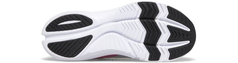 Saucony Kids Axon 3 Sneaker 8460X1007 Grey/Fuchsia