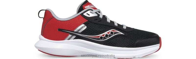 Saucony Kids Axon 3 Sneaker 8460X1008 Infrared/Black