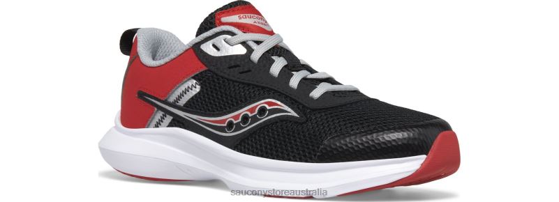 Saucony Kids Axon 3 Sneaker 8460X1008 Infrared/Black