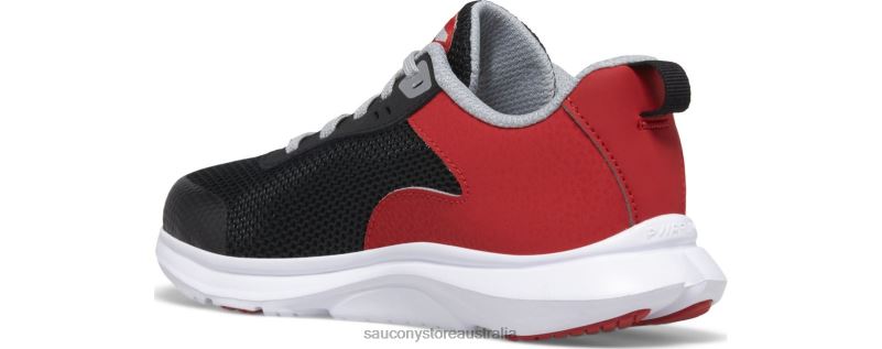 Saucony Kids Axon 3 Sneaker 8460X1008 Infrared/Black