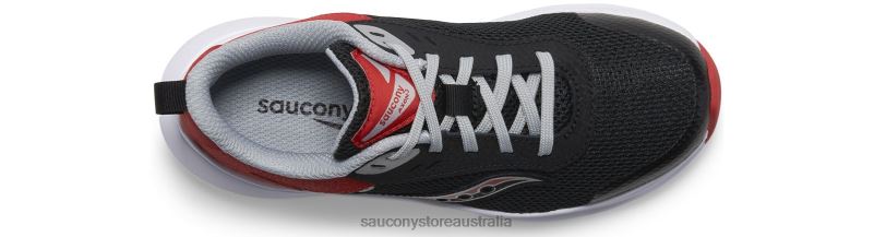 Saucony Kids Axon 3 Sneaker 8460X1008 Infrared/Black