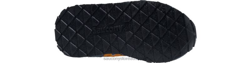 Saucony Kids Baby Jazz Hook & Loop Sneaker 8460X992 Grey/Orange