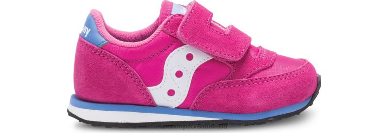 Saucony Kids Baby Jazz Hook & Loop Sneaker 8460X994 Magenta