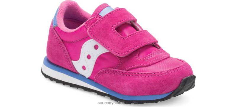 Saucony Kids Baby Jazz Hook & Loop Sneaker 8460X994 Magenta