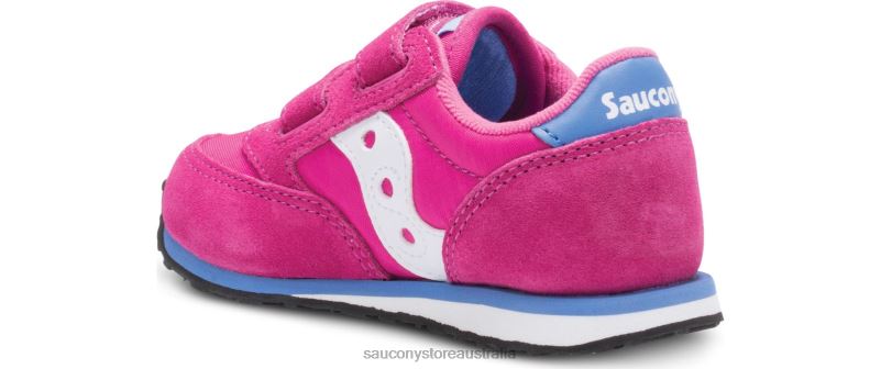 Saucony Kids Baby Jazz Hook & Loop Sneaker 8460X994 Magenta