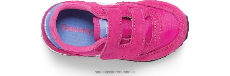 Saucony Kids Baby Jazz Hook & Loop Sneaker 8460X994 Magenta