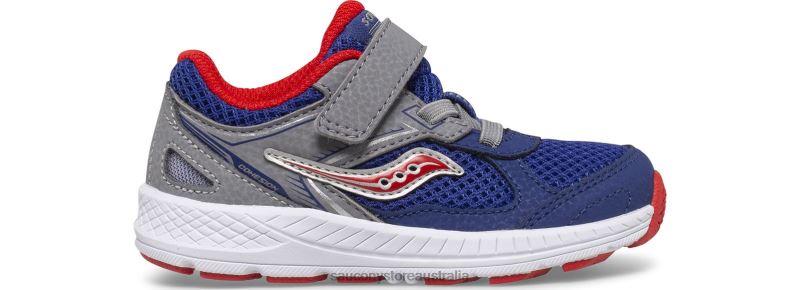 Saucony Kids Cohesion 14 A/C Jr. Sneaker 8460X922 Navy/Red