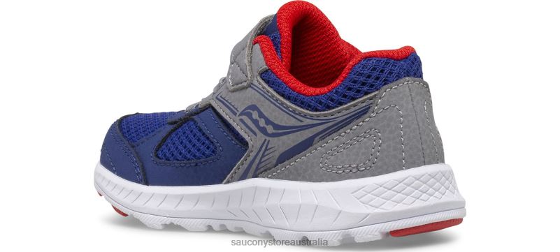 Saucony Kids Cohesion 14 A/C Jr. Sneaker 8460X922 Navy/Red