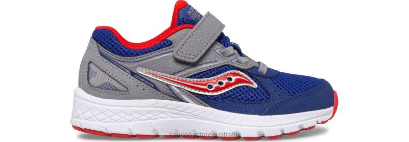Saucony Kids Cohesion 14 A/C Sneaker 8460X912 Navy/Red