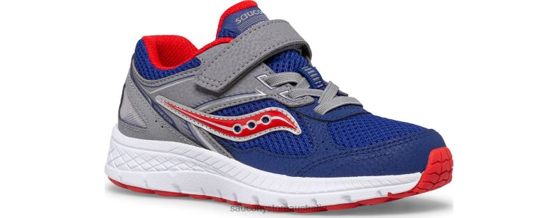 Saucony Kids Cohesion 14 A/C Sneaker 8460X912 Navy/Red