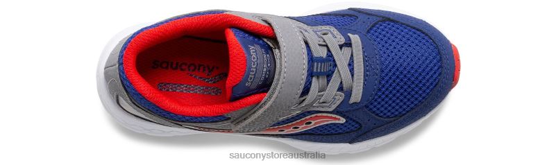 Saucony Kids Cohesion 14 A/C Sneaker 8460X912 Navy/Red