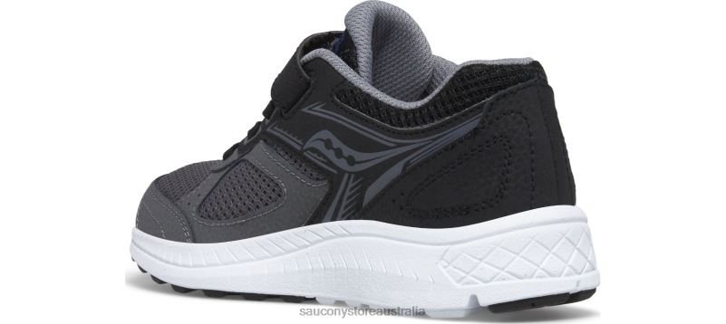 Saucony Kids Cohesion 14 A/C Sneaker 8460X913 Black/Grey/Blue