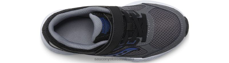 Saucony Kids Cohesion 14 A/C Sneaker 8460X913 Black/Grey/Blue