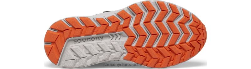 Saucony Kids Cohesion 14 A/C Sneaker 8460X914 Black/Navy/Rust