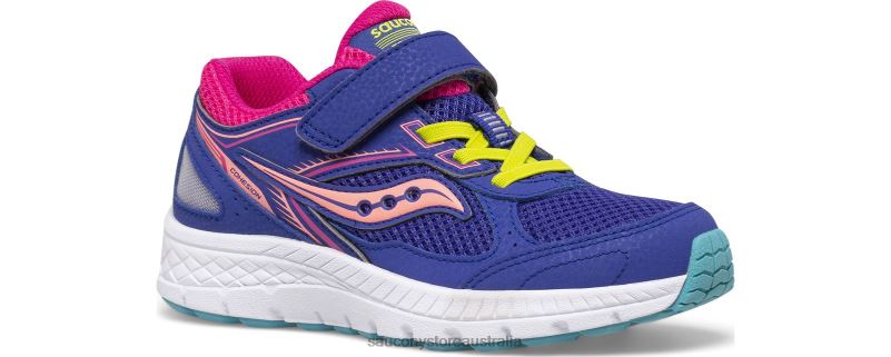 Saucony Kids Cohesion 14 A/C Sneaker 8460X915 Blue/Multi