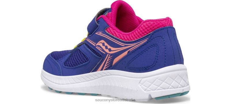 Saucony Kids Cohesion 14 A/C Sneaker 8460X915 Blue/Multi