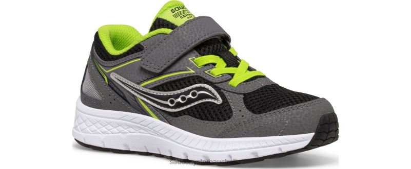 Saucony Kids Cohesion 14 A/C Sneaker 8460X916 Grey/Black/Green