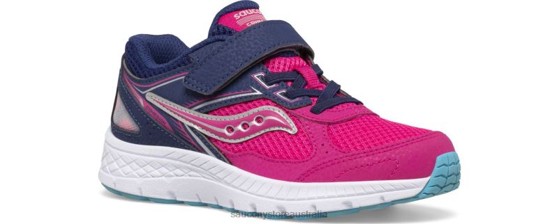 Saucony Kids Cohesion 14 A/C Sneaker 8460X918 Pink/Navy