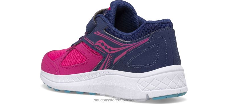 Saucony Kids Cohesion 14 A/C Sneaker 8460X918 Pink/Navy
