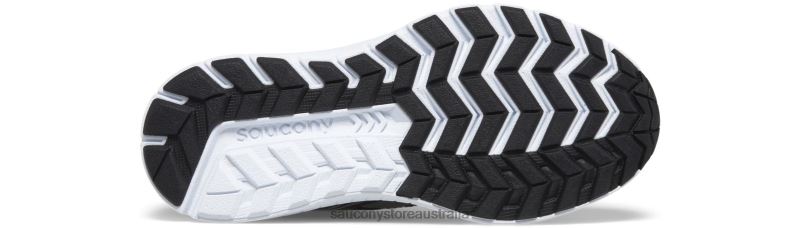 Saucony Kids Cohesion 14 Lace Sneaker 8460X926 Black/Grey/Blue