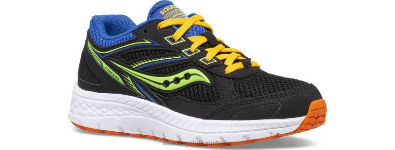 Saucony Kids Cohesion 14 Lace Sneaker 8460X927 Black/Multi