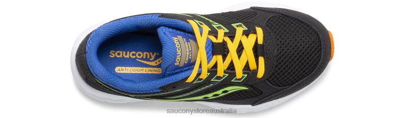 Saucony Kids Cohesion 14 Lace Sneaker 8460X927 Black/Multi