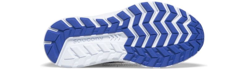 Saucony Kids Cohesion 14 Lace Sneaker 8460X931 Navy/Grey/Grape