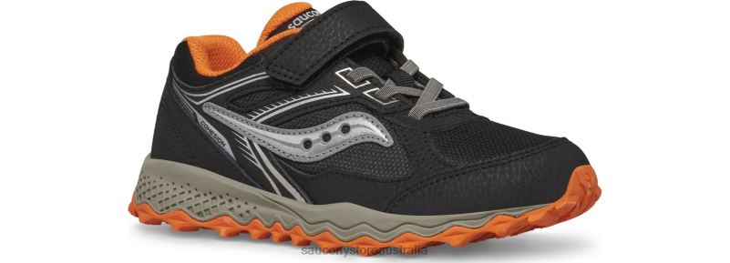 Saucony Kids Cohesion TR14 A/C Sneaker 8460X973 Black/Orange