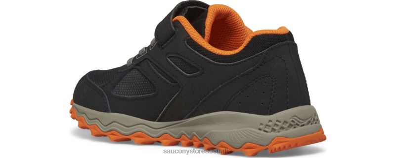 Saucony Kids Cohesion TR14 A/C Sneaker 8460X973 Black/Orange