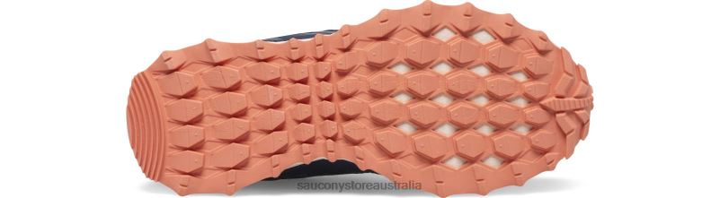 Saucony Kids Cohesion TR14 A/C Sneaker 8460X974 Navy/Teal/Coral