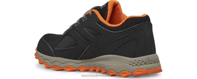 Saucony Kids Cohesion TR14 Lace Sneaker 8460X891 Black/Orange