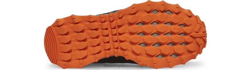 Saucony Kids Cohesion TR14 Lace Sneaker 8460X891 Black/Orange