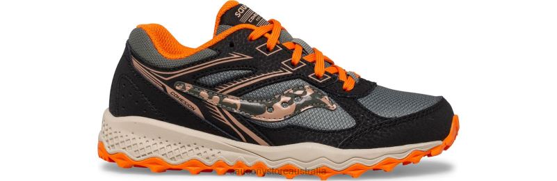 Saucony Kids Cohesion TR14 Lace Sneaker 8460X892 Black/Camo