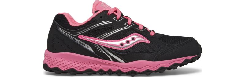 Saucony Kids Cohesion TR14 Lace Sneaker 8460X894 Black/Pink