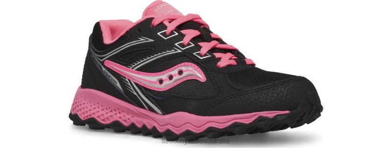 Saucony Kids Cohesion TR14 Lace Sneaker 8460X894 Black/Pink
