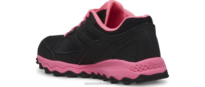 Saucony Kids Cohesion TR14 Lace Sneaker 8460X894 Black/Pink