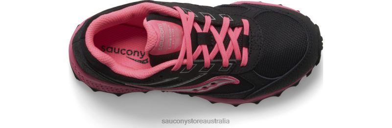 Saucony Kids Cohesion TR14 Lace Sneaker 8460X894 Black/Pink