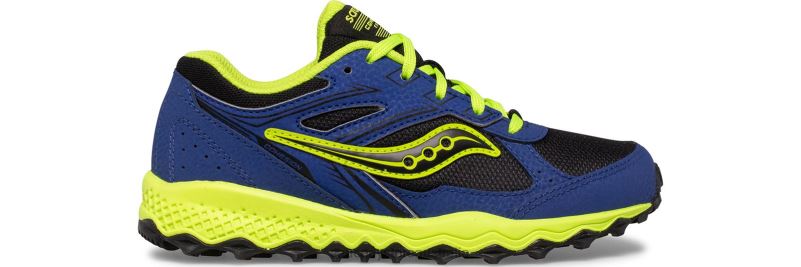 Saucony Kids Cohesion TR14 Lace Sneaker 8460X895 Blue/Black/Green