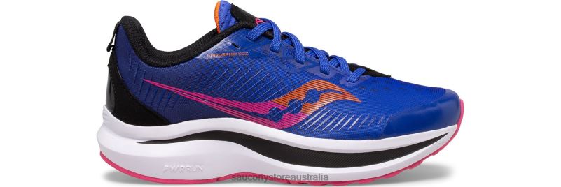Saucony Kids Endorphin KDZ Sneaker 8460X885 Blue Raz