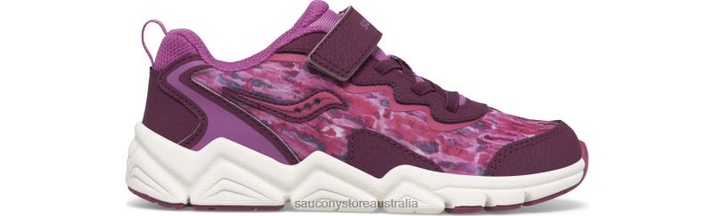 Saucony Kids Flash 3.0 A/C Sneaker 8460X976 Berry