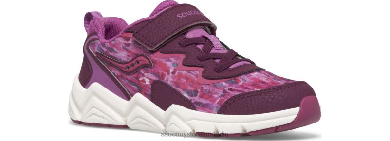 Saucony Kids Flash 3.0 A/C Sneaker 8460X976 Berry