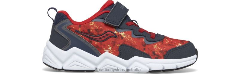 Saucony Kids Flash 3.0 A/C Sneaker 8460X980 Navy/Lava