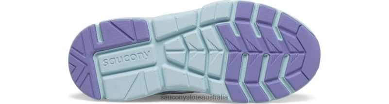 Saucony Kids Flash 3.0 A/C Sneaker 8460X982 Silver/Purple