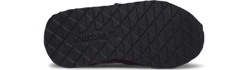 Saucony Kids Jazz Hook & Loop Sneaker 8460X954 Purple
