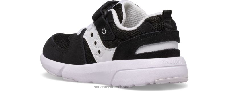 Saucony Kids Jazz Lite 2.0 Sneaker 8460X902 Black/White