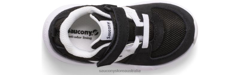 Saucony Kids Jazz Lite 2.0 Sneaker 8460X902 Black/White