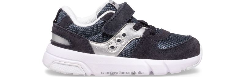 Saucony Kids Jazz Lite 2.0 Sneaker 8460X906 Navy/Silver