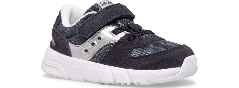 Saucony Kids Jazz Lite 2.0 Sneaker 8460X906 Navy/Silver