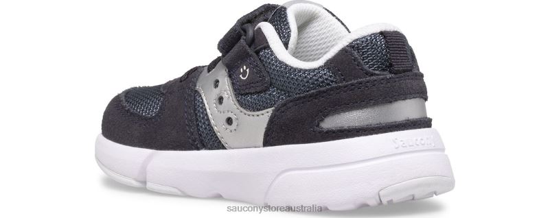 Saucony Kids Jazz Lite 2.0 Sneaker 8460X906 Navy/Silver